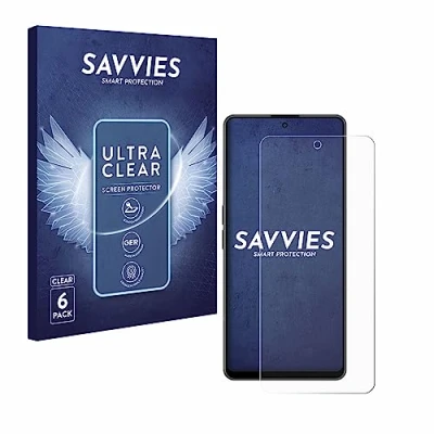 Abbildung von Savvies 6 Stück Schutzfolie für OnePlus Nord CE 3 Lite 5G Displayschutz Folie Ultra Transparent