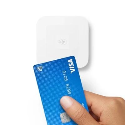 Abbildung von Square Kontaktloser Kartenleser (2. Generation) Nehmen Sie kontaktlose &amp; Kartenzahlungen an akzeptiert Chip PIN, EC Karten, Kreditkarten, Apple Pay und Google