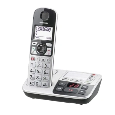 Abbildung von Panasonic KX TGE520 Seniorentelefon (Mobilteile: 1, inkl. Anrufbeantworter)