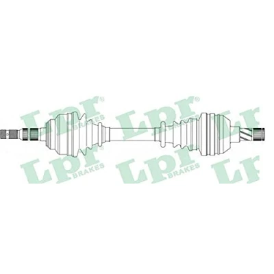 Abbildung von LPR DS37099 Antriebswelle 635, 595 OPEL: Zafira A, Vivaro A Kastenwagen, Combi