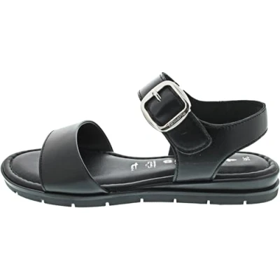 Abbildung von Tamaris Riemensandalette, Damen, Größe: 36, Black Schuhe