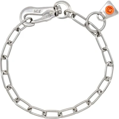 Abbildung von Herm. Sprenger Verstellbare Hundehalskette Edelstahl, rostfrei, 2,0 mm Mit Haken, langlebig &amp; sicher für Training Alltag (33 cm)