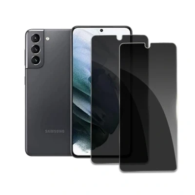 Abbildung von 2 Stück Schutzfolie für Samsung Galaxy S21, 3D Gebogene vollständige Abdeckung Schutzglas Folie, Anti Kratzer, Öl, Bläschen, Einfache Installation