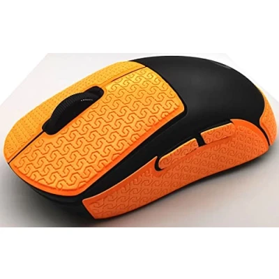 Abbildung von Corepad Soft Grips Selbstklebende vorgeschnittene Anti Rutsch Aufkleber für PC Gaming Mäuse (Orange, Logitech G PRO X Superlight)