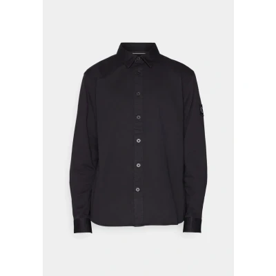 Abbildung von Calvin Klein Jeans Monologo Badge Hemd, Herren, Größe: XL, Black