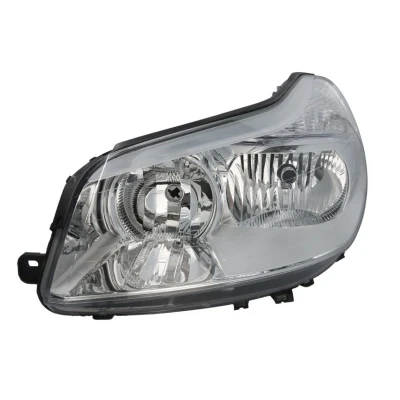 Abbildung von VALEO ORIGINAL PART 088840 Scheinwerfer links H7, H1 Halogen transparent mit Abblendlicht für Rechtsverkehr Stellmotor LWR