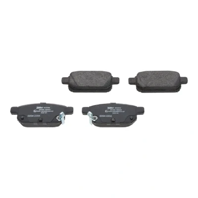 Abbildung von VALEO 302582 Bremsbelagsatz Hinterachse inkl. Verschleißwarnkontakt mit Anti Quietsch Blech SUZUKI: SWIFT 4, Vitara IV SUV, SX4 II S Cross