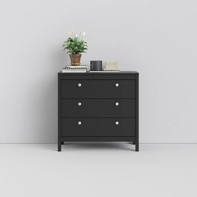 Abbildung von Home affaire Kommode &quot;Madrid, Aufbewahrung, Schubladenschrank, Stauraum&quot;, mit 3 Schubladen, Breite 82,3 cm