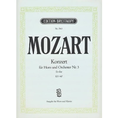Abbildung von Hornkonzert Es dur KV 447 Ausgabe für Horn (Es/F) und Klavier (EB 2563)