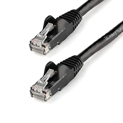 Abbildung von StarTech.com 2m Cat6 Snagless Gigabit UTP Netzwerkkabel Cat 6 RJ45 mit Knickschutz Schwarz