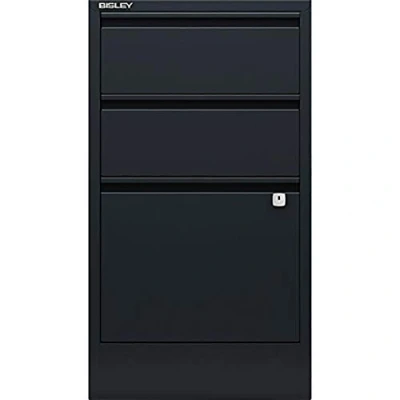 Abbildung von Bisley Home Filer, 2 Universal , 1 HR Schublade, Metall, 634 Anthrazit, 40 x 41.3 67.2 cm