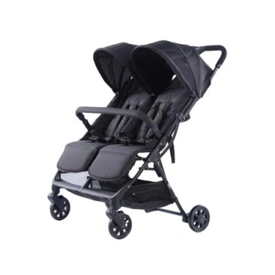 Abbildung von Novi Baby® Foss Go Duo, Zwillingsbuggy von Geburt an bis 15 kg (ca. 3 Jahre), extra großer Korb, leicht und klein faltbar, 5 Punkt Sicherheitsgurt