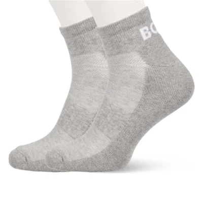 Abbildung von BOSS Herren 2P As Sport Col Cc Ankle Socks, Medium Grey31, 40 46