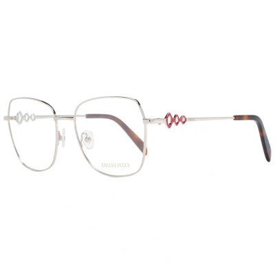 Abbildung von Emilio Pucci Unisex EP5179 Sunglasses, Shiny Rose Gold, 54