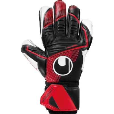 Abbildung von uhlsport Powerline Supersoft Fußball Kinder Torwarthandschuhe Torhüter Handschuhe Unisex exklusiver Latex Haftschaum, 7.5