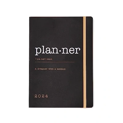 Abbildung von Letts of London Eco Writers Words A6 Woche auf 2 Seiten mehrsprachig Black 2024