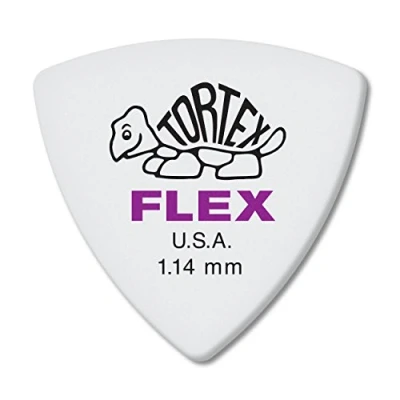 Abbildung von JIM DUNLOP Plektrum Tortex Flex Triangel 1,14mm 72 Stück