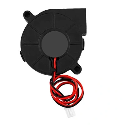 Abbildung von Elprico 3D Drucker Turbofan, 50 * 15 mm DC 12/24V Turbofan Kühler Kit, langlebiger Radial Lüfter für Drucker(12V)