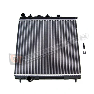 Abbildung von DENSO DRM21024 Kühler, Motorkühlung Aluminium 409 380 27 CITROËN: C2 Schrägheck, C3 Pluriel, DS3 PEUGEOT: 207 206 Limousine