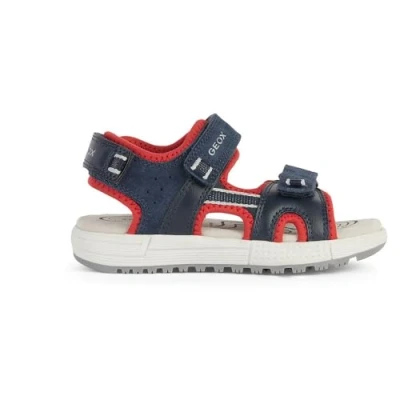 Abbildung von Geox J ALBEN Boy A Sandal, Navy/RED, 30 EU
