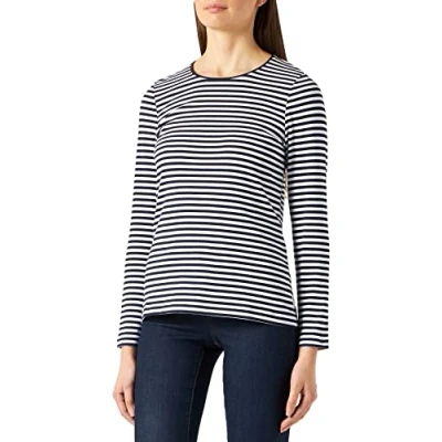 Abbildung von Maerz Damen Rundhals T Shirt, Navy, 42