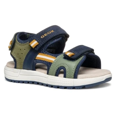 Abbildung von Geox Trekkingsandale für Kinder, Größe: 24, Sage navy Schuhe