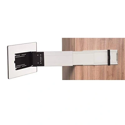 Abbildung von Caratec Flex CFA102L TV Halter für Wohnmobil, seitlicher Auszug aus Aluminium