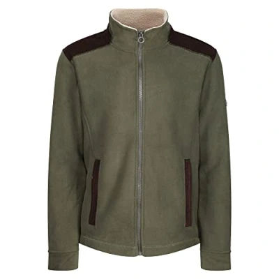 Abbildung von Regatta Professional Herren Men&#039;s Faversham Full Zip Fleece Fleecejacke, Dunkles kaki, S