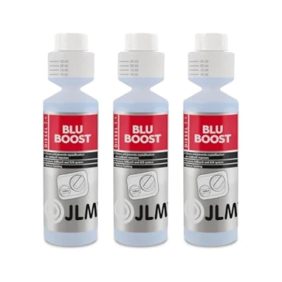 Abbildung von JLM BluBoost Anti Kristallisation 3X 250 ml (750ml) Zusatz für AdBlue® verhindert Kristallbildung im SCR System reinigt Katalysatoren ohne Werkstattbesuch Systemreiniger