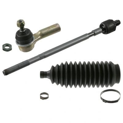 Abbildung von FEBI BILSTEIN 40501 Spurstange Vorderachse links mit Schellen, Lenkmanschetten VOLVO: V40 Kombi