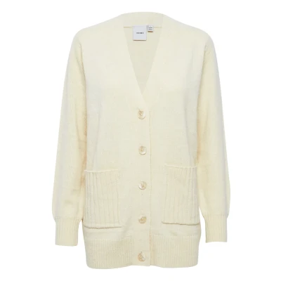 Abbildung von ICHI Ihmarat Strickjacke, Damen, Größe: Medium, Tapioca
