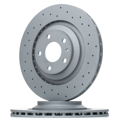 Abbildung von ZIMMERMANN SPORT COAT Z 100.3321.52 Bremsscheibe 330 22 6/5 5 112 außenbelüftet, gelocht beschichtet hochgekohlt AUDI: A6 C6 Avant, Limousine