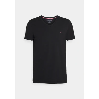 Abbildung von Tommy Hilfiger CORE SLIM V NECK TEE Tshirt basic, Herren, Größe: XXL, Black