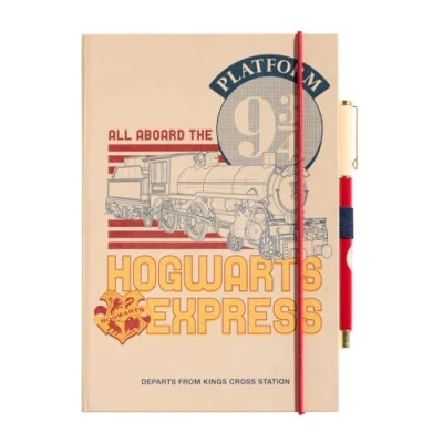 Abbildung von Grupo Erik Premium Notizbuch mit Stift Harry Potter Gleis 9 3/4 A5 Dotted Klein Reisetagebuch zum selberschreiben Bullet Journal Tagebuch Mädchen und Jungen