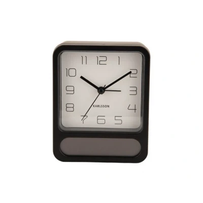 Abbildung von Karlsson KA5954BK, Tisch, Digitaluhr, Quadratisch, Schwarz, Acrylnitril Butadien Styrol, Batterie
