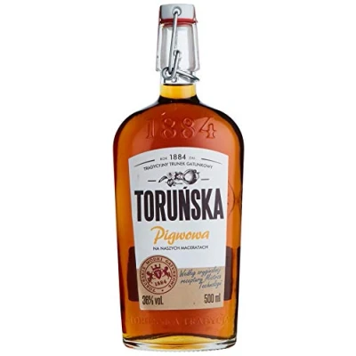 Abbildung von Quitte Likör „Toruńska 1884“, goldene Farbe ohne Farbstoff, 0,5 L, 36% Vol.
