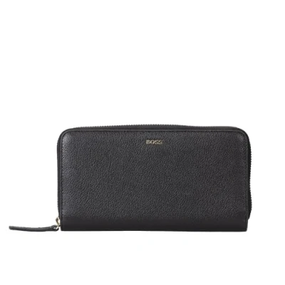 Abbildung von BOSS Alyce Ziparound Geldbörse, Damen, Größe: One Size, Black