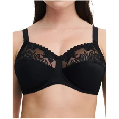 Abbildung von Chantelle AMAZONE, Sehr Bedeckender Bügel BH, Damen Unterwäsche, Schwarz, 85D