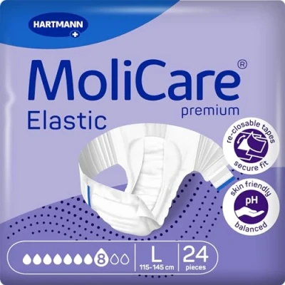Abbildung von Molicare Premium Elastic Slip 8 Tropfen Größe l