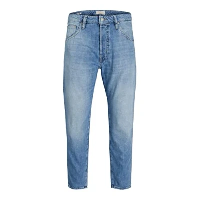 Abbildung von Jack &amp; Jones Frank LEEN Jeans Straight Leg Blue denim, Herren, Größe: 33x32, denim