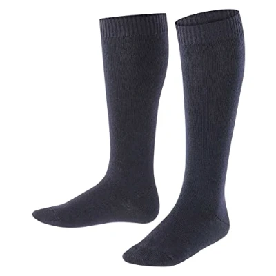 Abbildung von Falke Comfort WOOL Kneehigh WARM Kniestrümpfe für Kinder, Größe: 23 26, Darkmarine