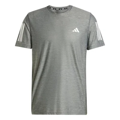 Abbildung von adidas Herren Own The Run Tee, Grey six/White Melange, XXL