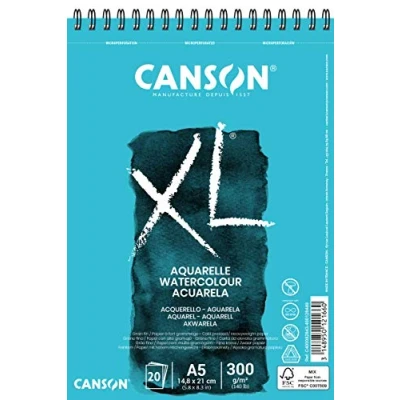 Abbildung von Aquarellblock Canson XL 300g 30 Blatt A5