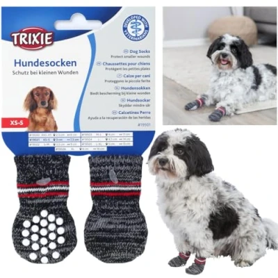 Abbildung von TRIXIE Pfotenschutz Hundesocken, Anti Rutsch