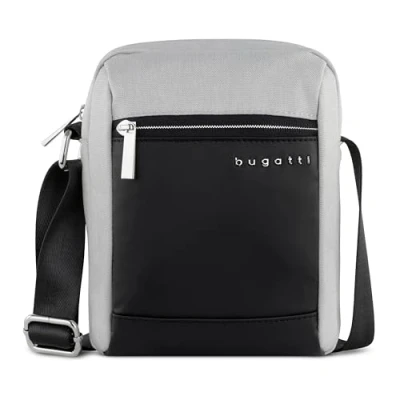 Abbildung von bugatti Shoulderbag Small Umhängetasche, Herren, Größe: One Size, Light grey