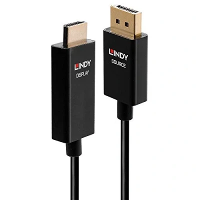 Abbildung von LINDY 40927 3m Aktives DisplayPort an HDMI Adapterkabel mit HDR
