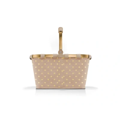 Abbildung von reisenthel carrybag frame metallic dots coffee