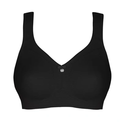 Abbildung von Susa BH Damen ohne Bügel Capri I BHS mit gemoldeten Cups &amp; Stützblenden Schönes Hautgefühl, optimale Passform Hoher schwarz 100D