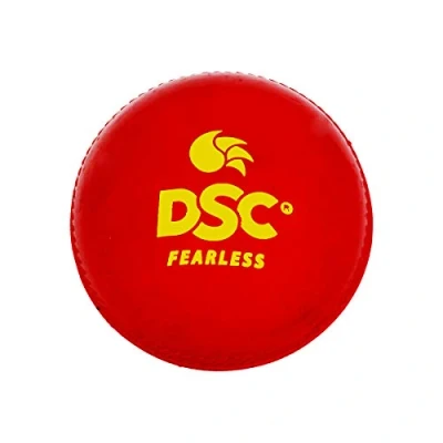 Abbildung von DSC Synthetische Wobble Leder Cricket Ball (rot) Wasserdichtes