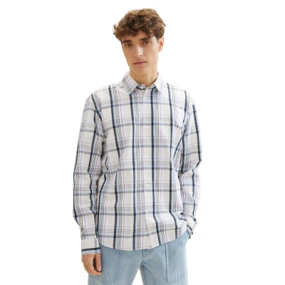 Abbildung von TOM TAILOR Denim Karohemd mit Knopfleiste